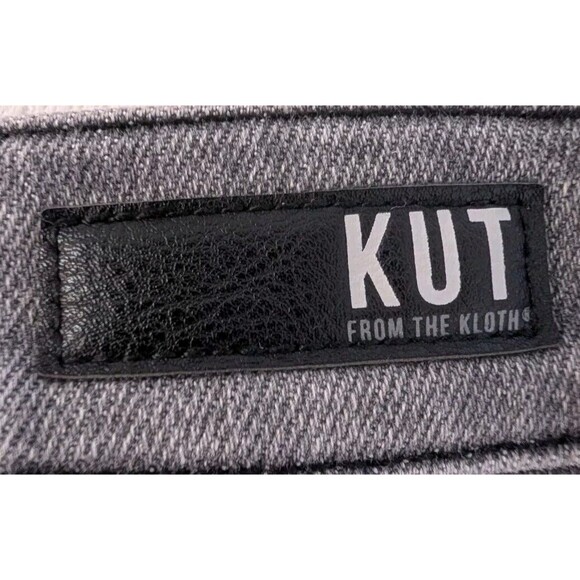 KUT From The Kloth Gray Connie High Rise Women 6 Ankle Skinny Distressed Jeans - Picture 9 of 14